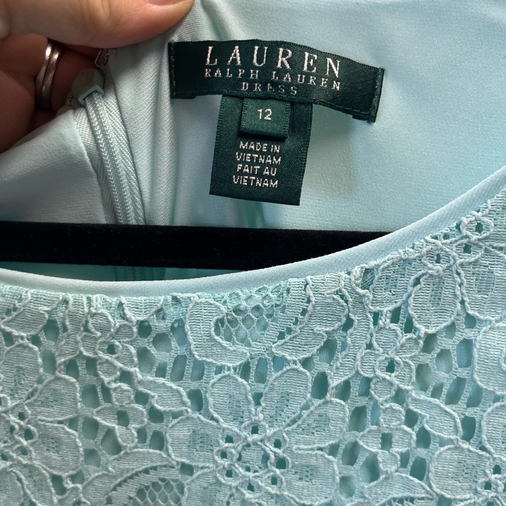 Lauren Ralph Lauren Sleeveless Lace Sheath Midi Dress - Picture 5 of 7